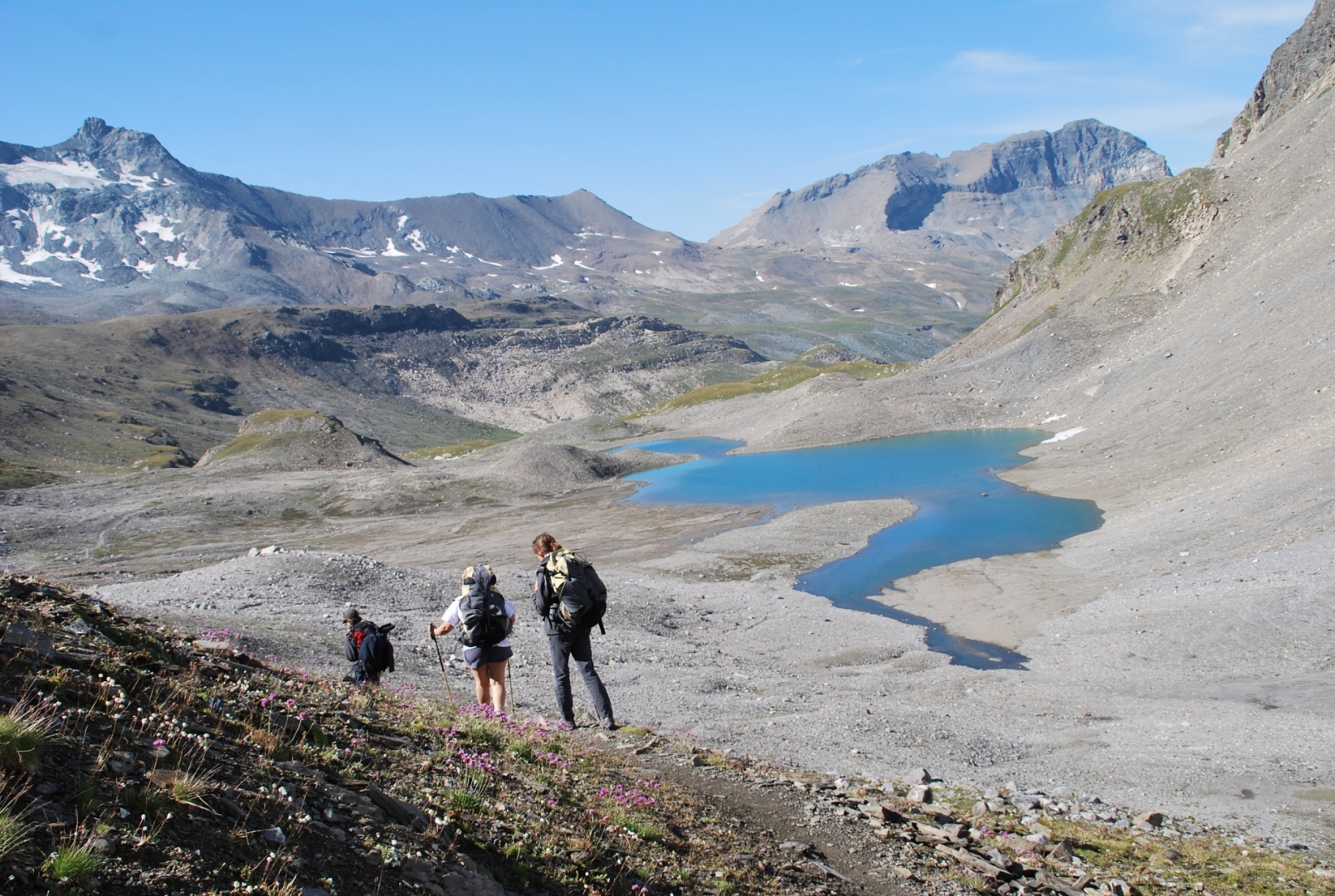 A l'école des Andes - GR5 Tignes-le-lac &agrave; Brian&ccedil;on